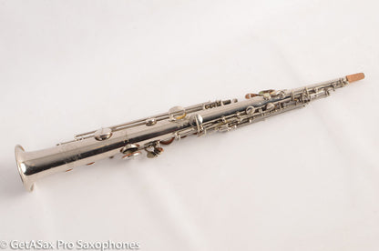Conn New Wonder I ‘Chu Berry’ Soprano Saxophone 1924 Original Nickel Plate 139494