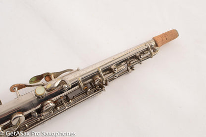 Conn New Wonder I ‘Chu Berry’ Soprano Saxophone 1924 Original Nickel Plate 139494