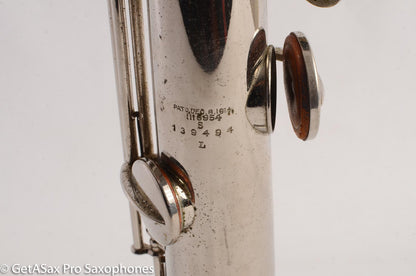 Conn New Wonder I ‘Chu Berry’ Soprano Saxophone 1924 Original Nickel Plate 139494