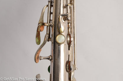 Conn New Wonder I ‘Chu Berry’ Soprano Saxophone 1924 Original Nickel Plate 139494