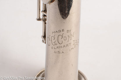 Conn New Wonder I ‘Chu Berry’ Soprano Saxophone 1924 Original Nickel Plate 139494
