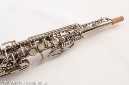 Conn New Wonder I ‘Chu Berry’ Soprano Saxophone 1924 Original Nickel Plate 139494