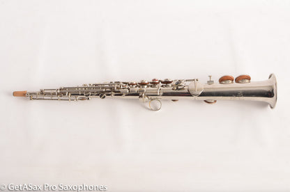 Conn New Wonder I ‘Chu Berry’ Soprano Saxophone 1924 Original Nickel Plate 139494