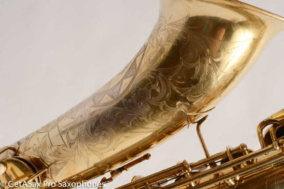 Conn Chu Berry New Wonder 1 Tenor Saxophone Burnished Gold Plate Portrait 1924