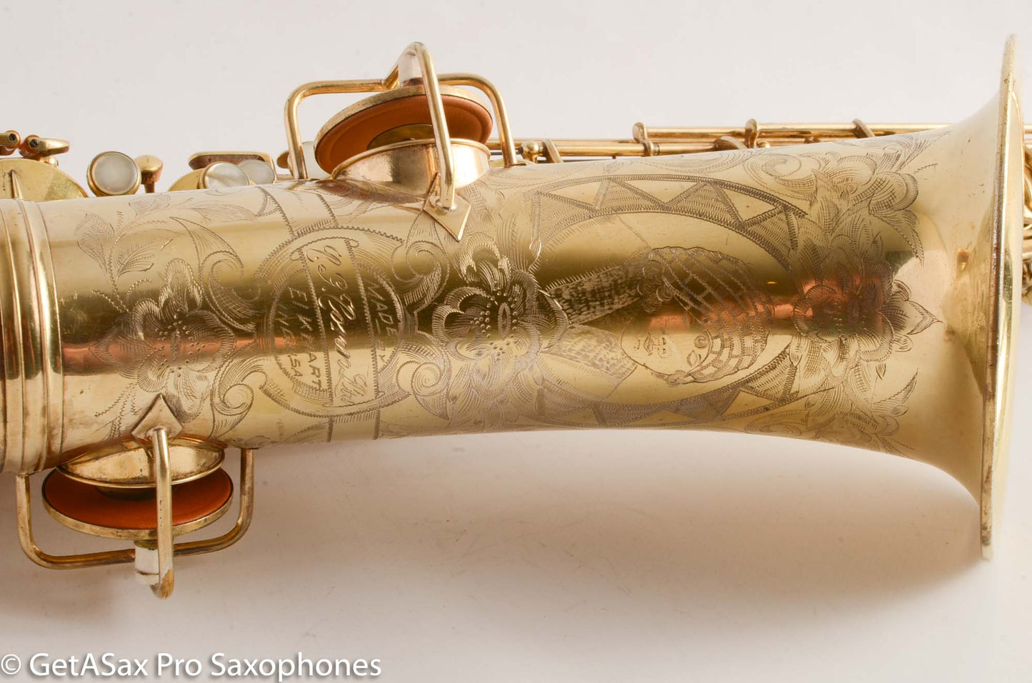 Conn Chu Berry New Wonder 1 Tenor Saxophone Burnished Gold Plate Portrait 1924