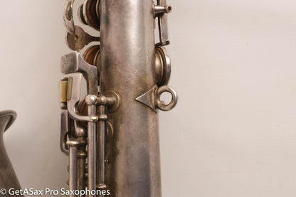 Conn NWII Alto Original Silver Plate 201785 Great Shape Old Pads