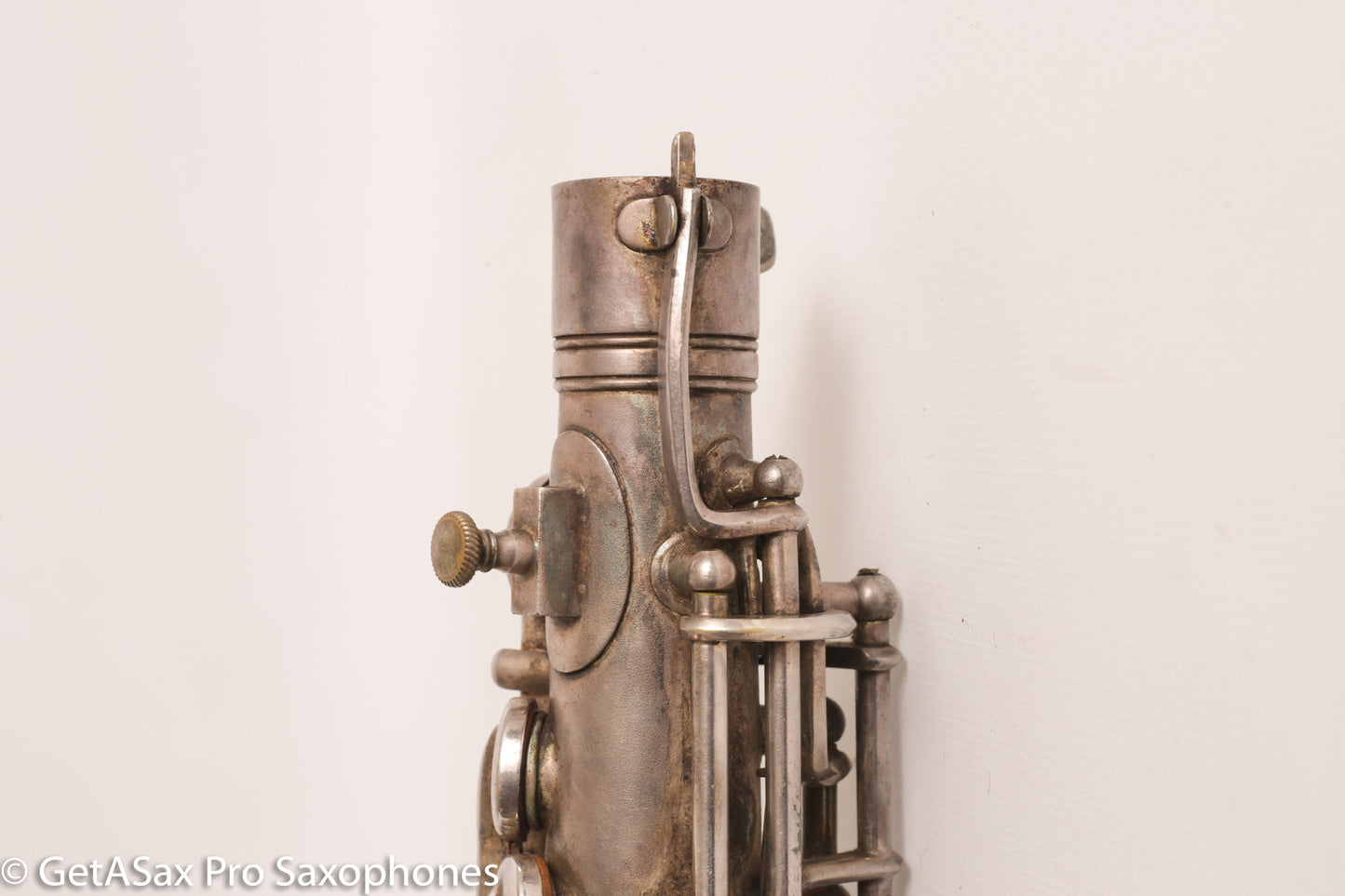 Conn NWII Alto Original Silver Plate 201785 Great Shape Old Pads