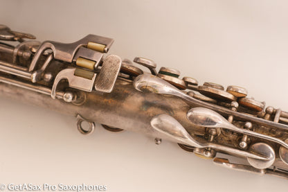 Conn NWII Alto Original Silver Plate 201785 Great Shape Old Pads