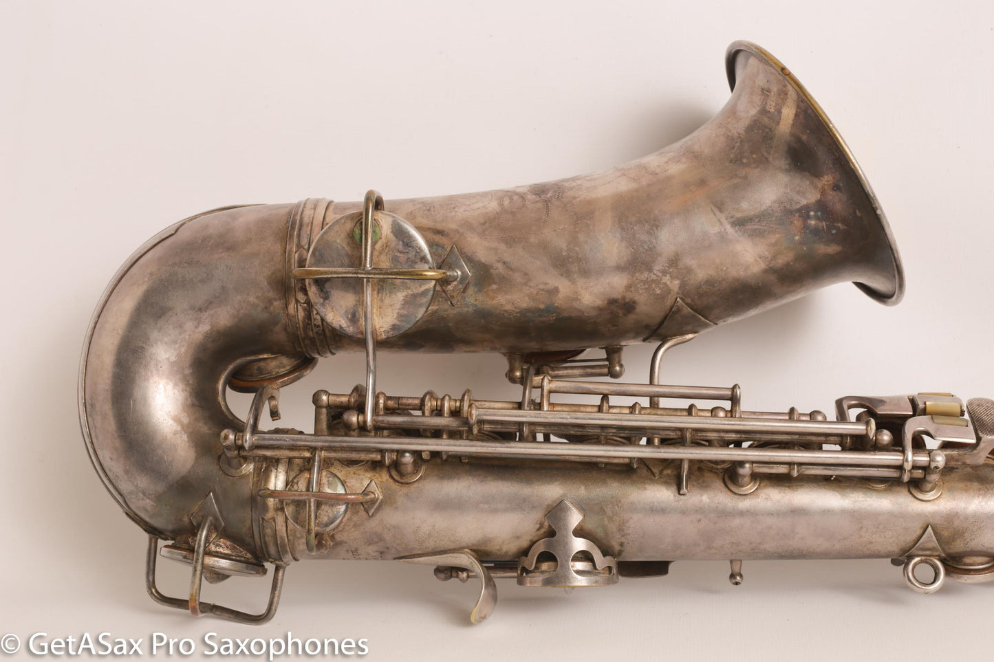 Conn NWII Alto Original Silver Plate 201785 Great Shape Old Pads