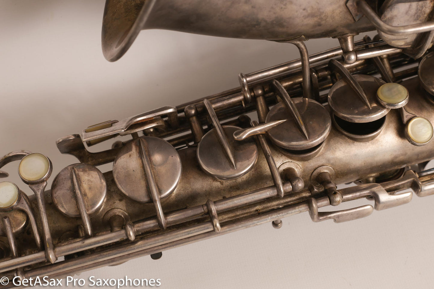 Conn NWII Alto Original Silver Plate 201785 Great Shape Old Pads