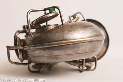 Conn NWII Alto Original Silver Plate 201785 Great Shape Old Pads