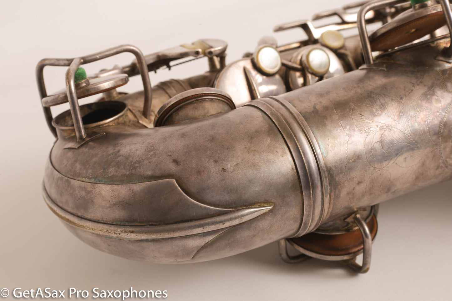 Conn NWII Alto Original Silver Plate 201785 Great Shape Old Pads