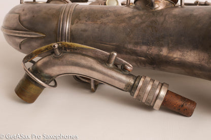 Conn NWII Alto Original Silver Plate 201785 Great Shape Old Pads