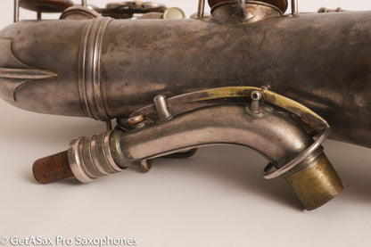 Conn NWII Alto Original Silver Plate 201785 Great Shape Old Pads