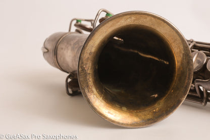 Conn NWII Alto Original Silver Plate 201785 Great Shape Old Pads