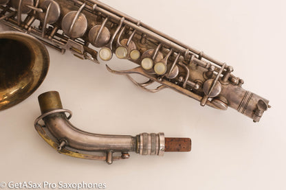 Conn NWII Alto Original Silver Plate 201785 Great Shape Old Pads