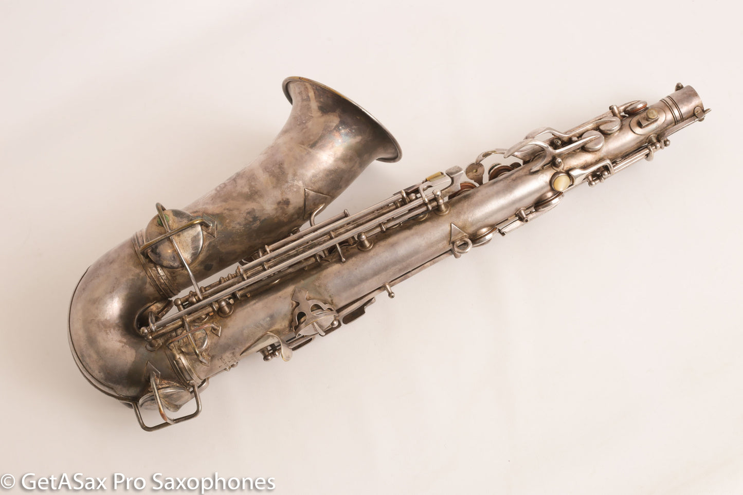 Conn NWII Alto Original Silver Plate 201785 Great Shape Old Pads