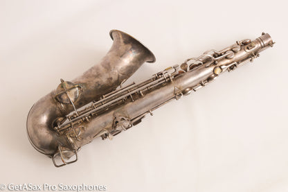 Conn NWII Alto Original Silver Plate 201785 Great Shape Old Pads