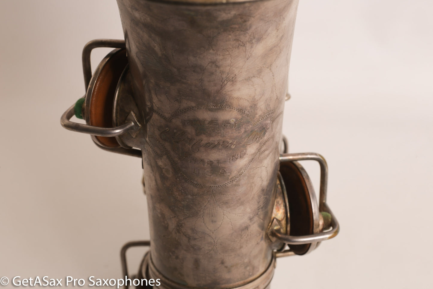 Conn NWII Alto Original Silver Plate 201785 Great Shape Old Pads