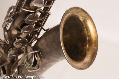 Conn NWII Alto Original Silver Plate 201785 Great Shape Old Pads