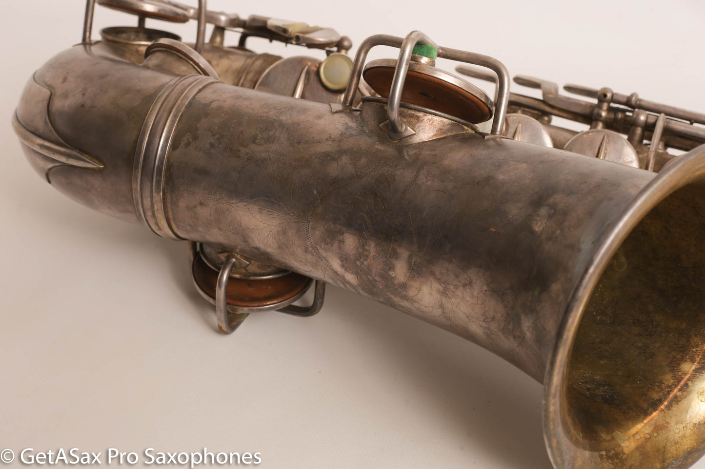 Conn NWII Alto Original Silver Plate 201785 Great Shape Old Pads