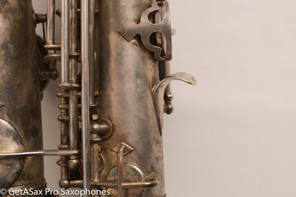 Conn NWII Alto Original Silver Plate 201785 Great Shape Old Pads