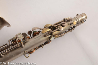 Conn New Wonder II Chu Berry Alto Saxophone 1925 Original Silver Plate 148868