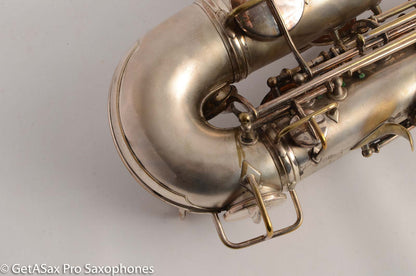Conn New Wonder II Chu Berry Alto Saxophone 1925 Original Silver Plate 148868