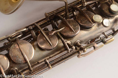 Conn New Wonder II Chu Berry Alto Saxophone 1925 Original Silver Plate 148868