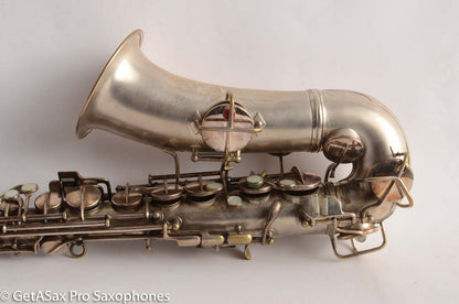 Conn New Wonder II Chu Berry Alto Saxophone 1925 Original Silver Plate 148868