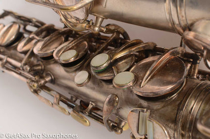 Conn New Wonder II Chu Berry Alto Saxophone 1925 Original Silver Plate 148868
