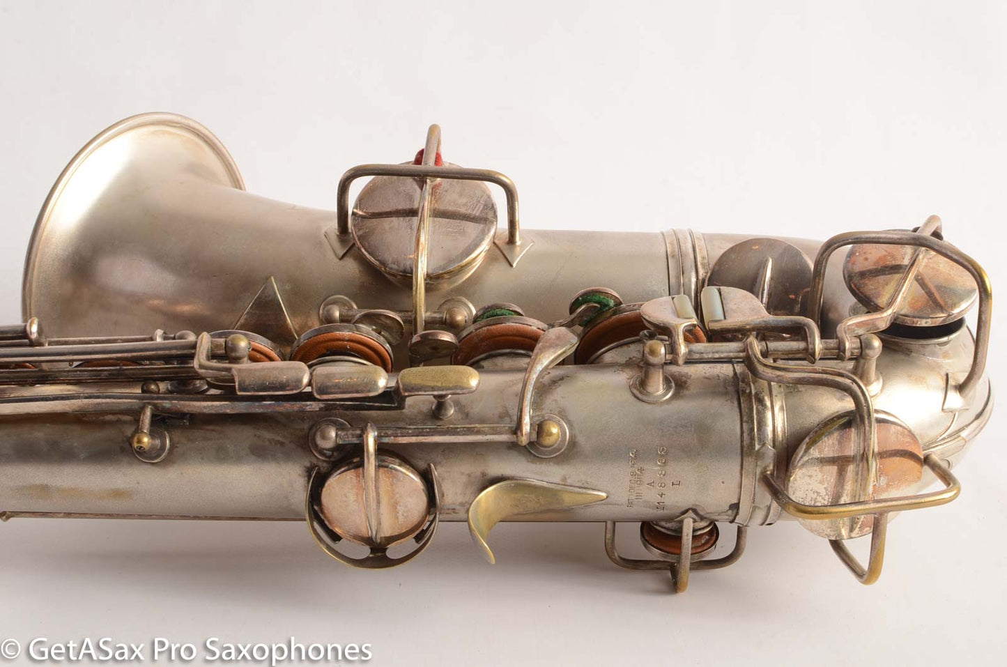 Conn New Wonder II Chu Berry Alto Saxophone 1925 Original Silver Plate 148868