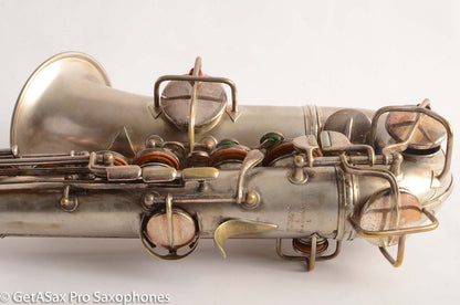 Conn New Wonder II Chu Berry Alto Saxophone 1925 Original Silver Plate 148868