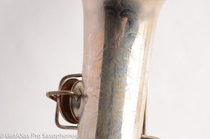 Conn New Wonder II Chu Berry Alto Saxophone 1925 Original Silver Plate 148868