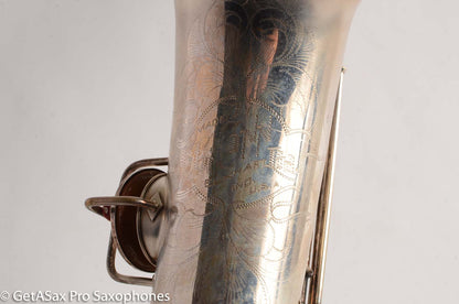 Conn New Wonder II Chu Berry Alto Saxophone 1925 Original Silver Plate 148868