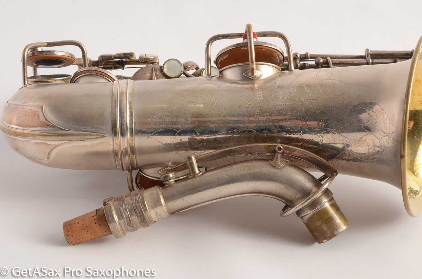 Conn New Wonder II Chu Berry Alto Saxophone 1925 Original Silver Plate 148868