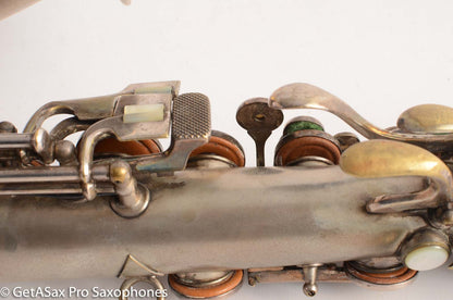 Conn New Wonder II Chu Berry Alto Saxophone 1925 Original Silver Plate 148868