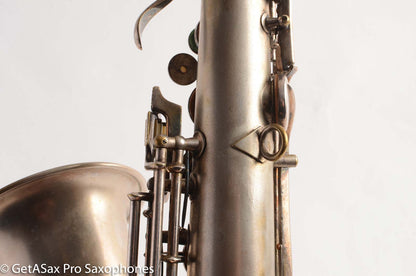 Conn New Wonder II Chu Berry Alto Saxophone 1925 Original Silver Plate 148868