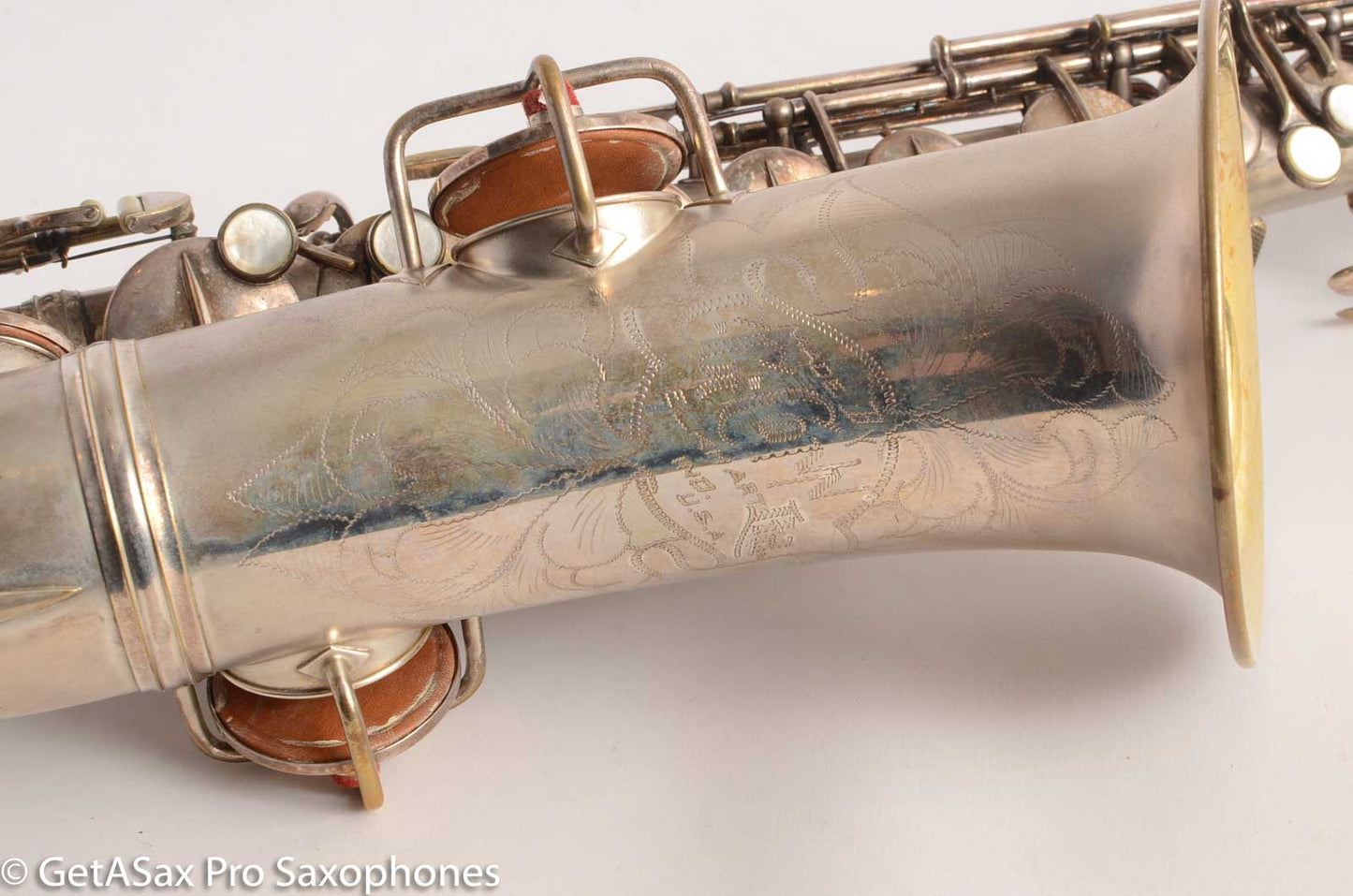 Conn New Wonder II Chu Berry Alto Saxophone 1925 Original Silver Plate 148868