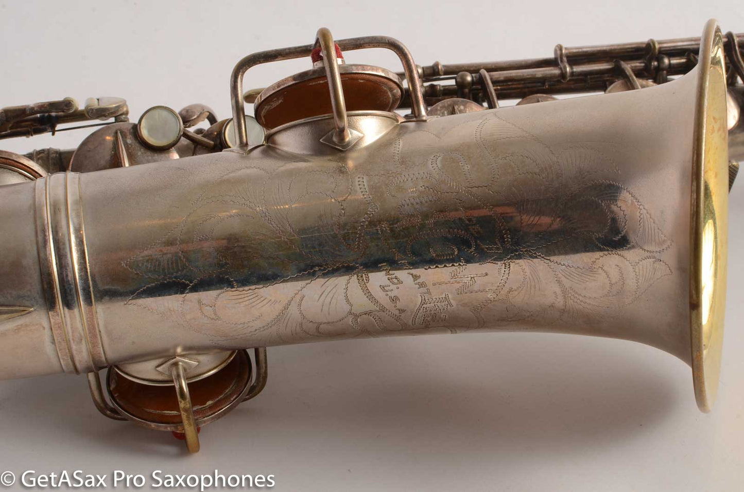 Conn New Wonder II Chu Berry Alto Saxophone 1925 Original Silver Plate 148868