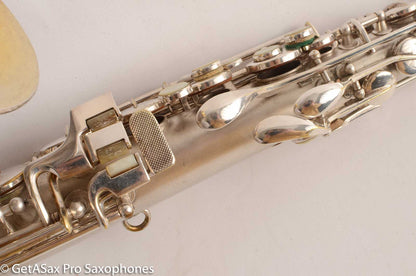 Conn New Wonder II Chu Berry Alto Saxophone Original Silver Plate 1927 201774
