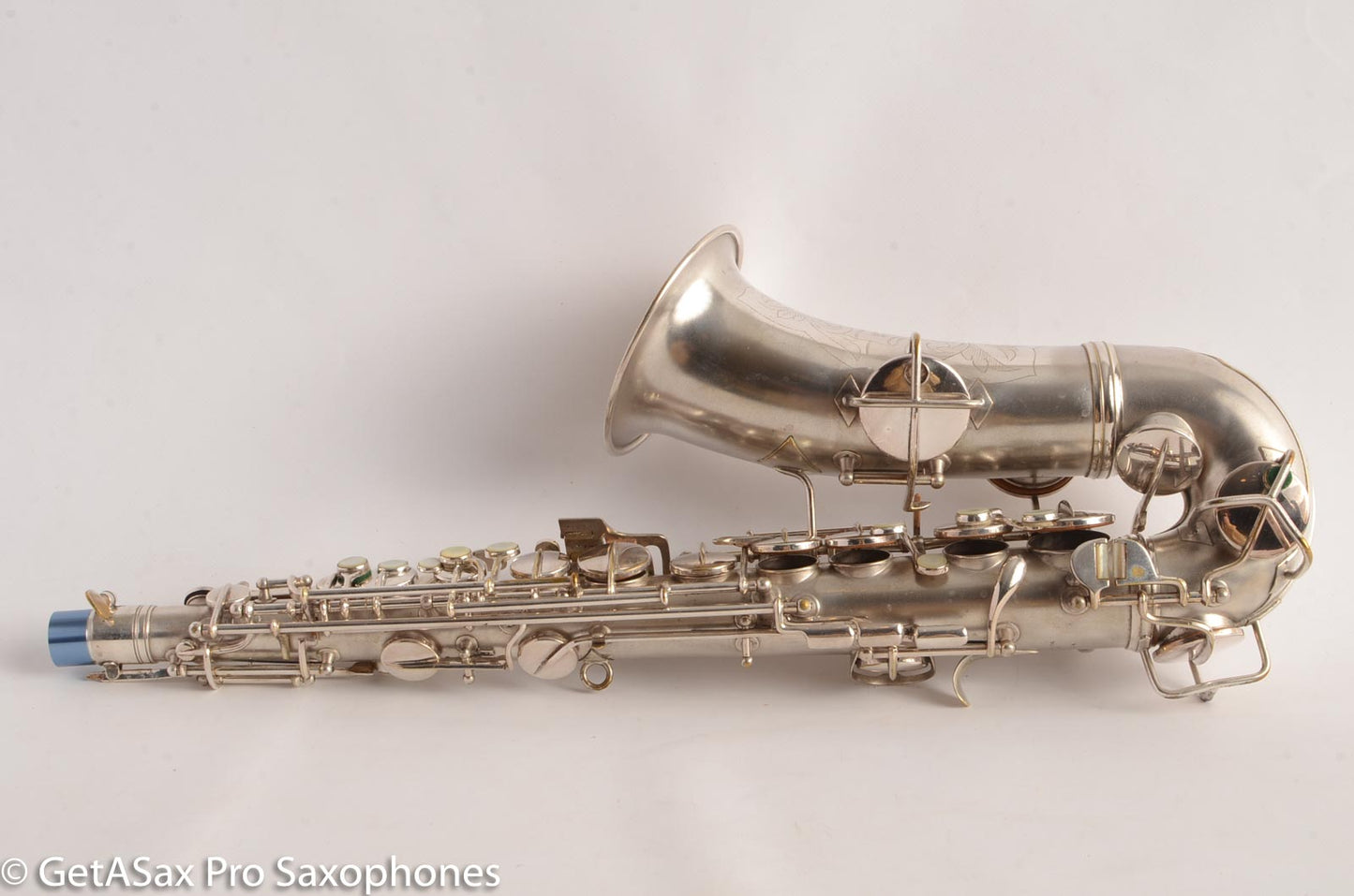 Conn New Wonder II Chu Berry Alto Saxophone Original Silver Plate 1927 201774
