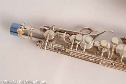Conn New Wonder II Chu Berry Alto Saxophone Original Silver Plate 1927 201774