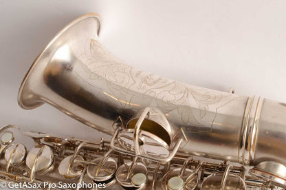 Conn New Wonder II Chu Berry Alto Saxophone Original Silver Plate 1927 201774
