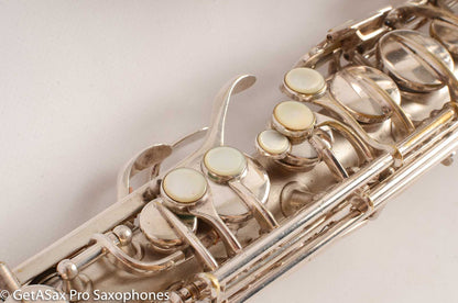 Conn New Wonder II Chu Berry Alto Saxophone Original Silver Plate 1927 201774
