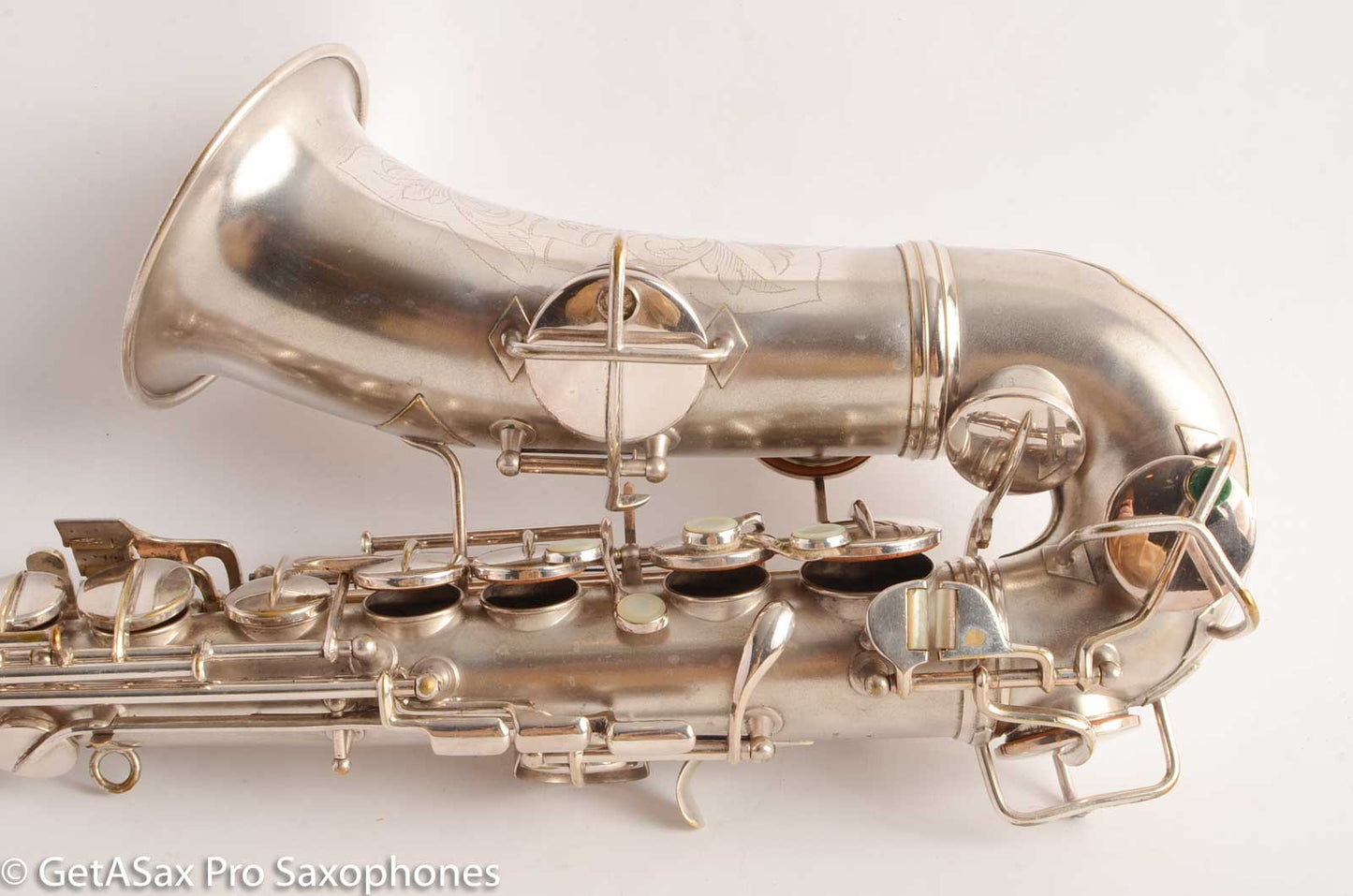 Conn New Wonder II Chu Berry Alto Saxophone Original Silver Plate 1927 201774
