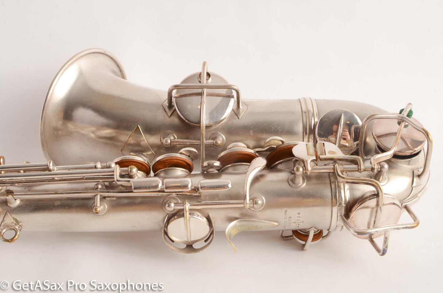 Conn New Wonder II Chu Berry Alto Saxophone Original Silver Plate 1927 201774