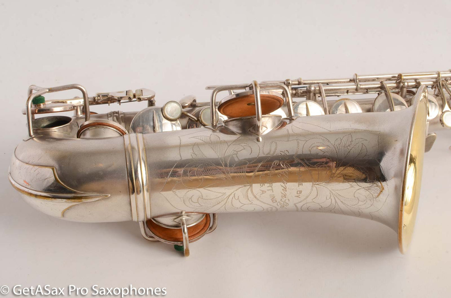 Conn New Wonder II Chu Berry Alto Saxophone Original Silver Plate 1927 201774