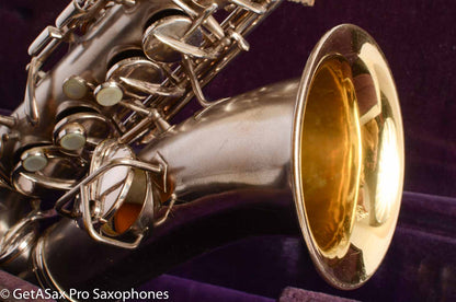 Conn New Wonder II Chu Berry Alto Saxophone Original Silver Plate 1927 201774