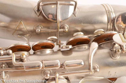 Conn New Wonder II Chu Berry Alto Saxophone Original Silver Plate 1927 201774